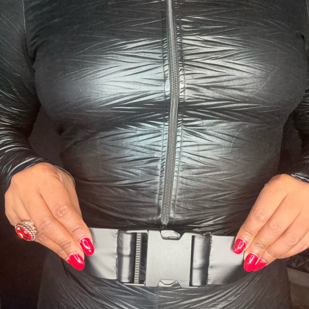 Sleek Black Women's Jumpsuit